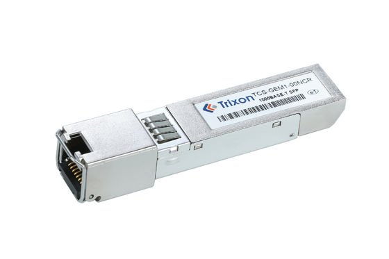 10G 100m कॉपर ट्रांससीवर RJ45 SFP मॉड्यूल 1000 Mbps TCS-GEM1-00NCR