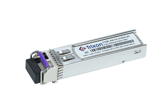 2.5G BIDI SFP ऑप्टिकल ट्रांससीवर मॉड्यूल 15 किमी तरंग दैर्ध्य 1550nm/1310nm