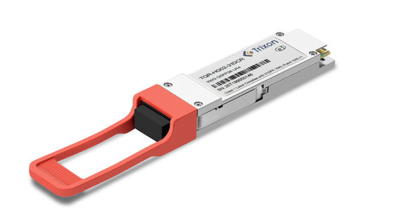 डुप्लेक्स एलसी रिसेप्टर्स के साथ 100G QSFP28 LR4 20km ट्रांससीवर 1310nm TQS-HG20-31DCR