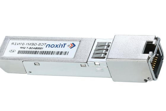 1000 एम डाटा रेट RJ45 कनेक्टर के अंदर तांबा ट्रांससीवर तांबा कनेक्टर सामग्री के साथ प्रकार