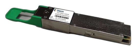 कक्षा 1 लेजर 800G ऑप्टिकल ट्रांससीवर 800Gbps डेटा दर और 30dB साइड मोड सप्रेशन अनुपात के साथ