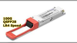 100G QSFP28 LR4 ट्रांसीवर 10km 1310nm