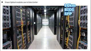 1.25जी बीड़ी एसएफपी 10 किमी एसएमएफ एलसी कनेक्टर